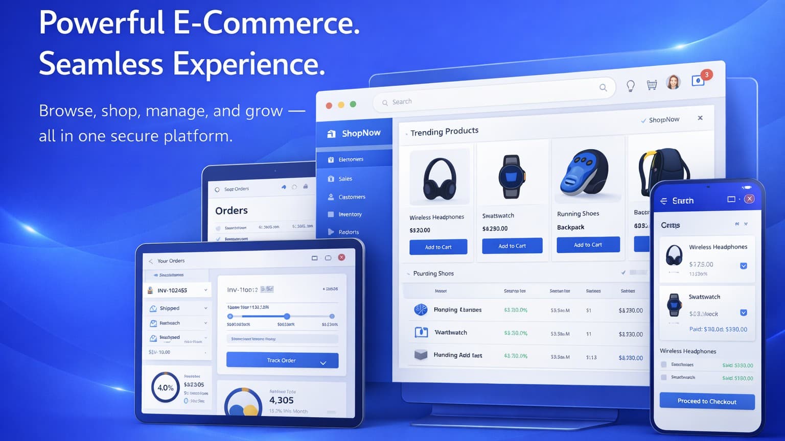 Modern E-Commerce Website Platform